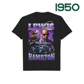 Camiseta Retrô - Lewis Hamilton By 1950Crew